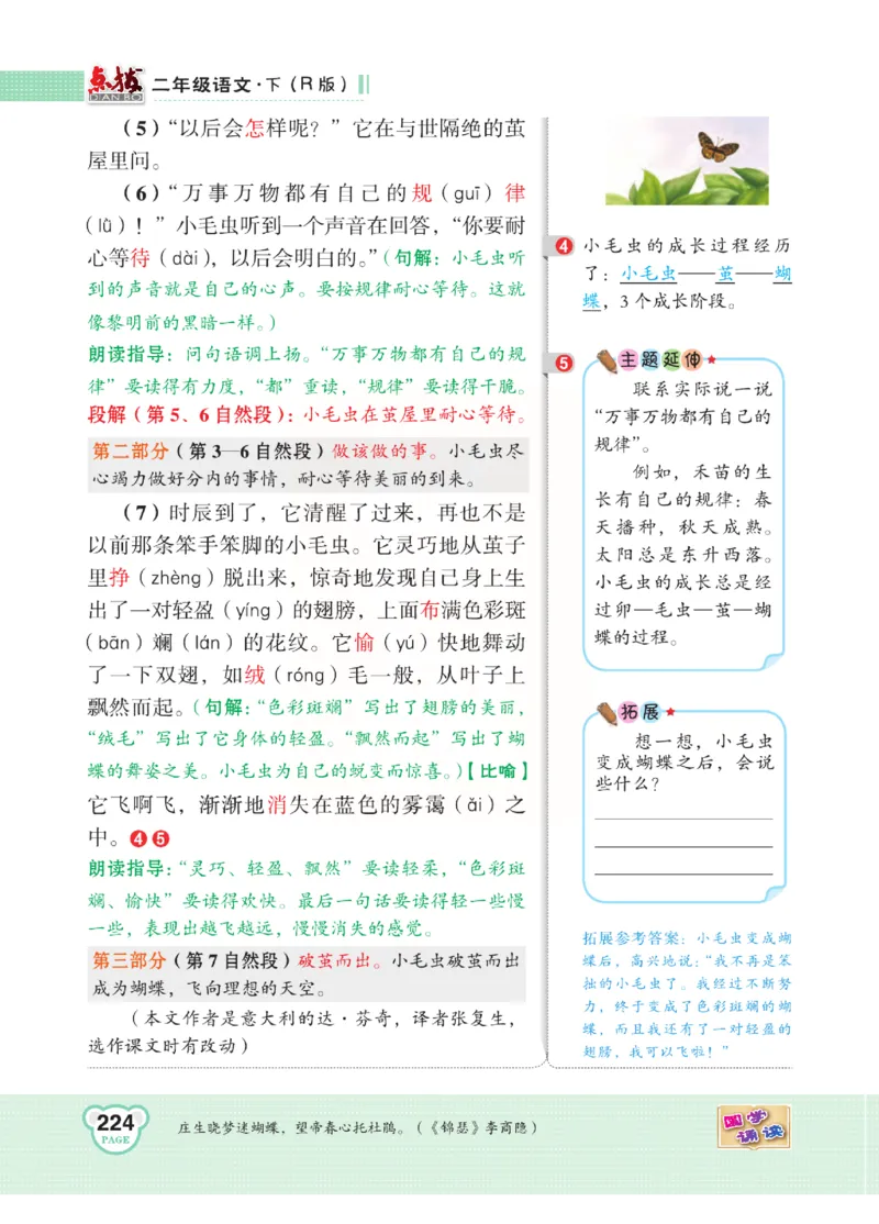 《点拨》语文2年级下册（RJ）(2)_二年级上下册资料_小学二年级学习资料-25年更新版_2-02、小学二年级语文下册_2-2-2、练习题、作业、试题、试卷_电子册类