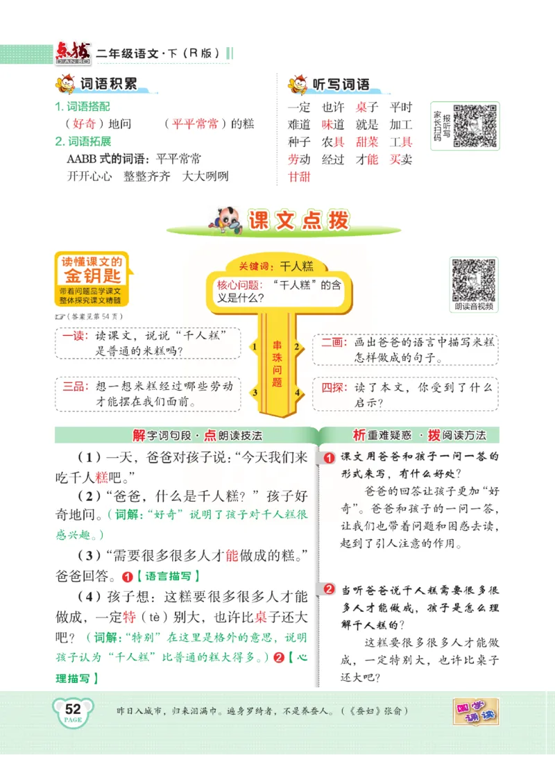 《点拨》语文2年级下册（RJ）(2)_二年级上下册资料_小学二年级学习资料-25年更新版_2-02、小学二年级语文下册_2-2-2、练习题、作业、试题、试卷_电子册类