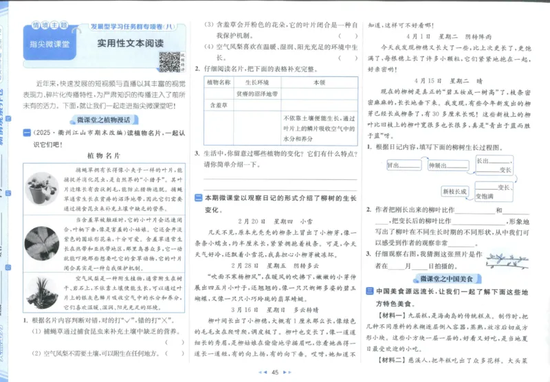 25秋《亮点给力新情境素养卷》语文3上_25秋小学语数英习题试卷_语文_25秋《亮点给力新情境素养卷》语文1-6上(1)