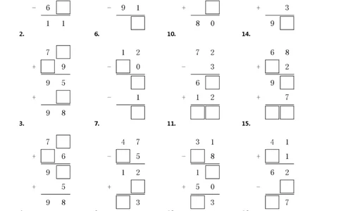 二上数学100以内连加减竖式填空方框计算专项练习36套_三年级上下册资料_三年级上册小红书同款资料_三年级(1)