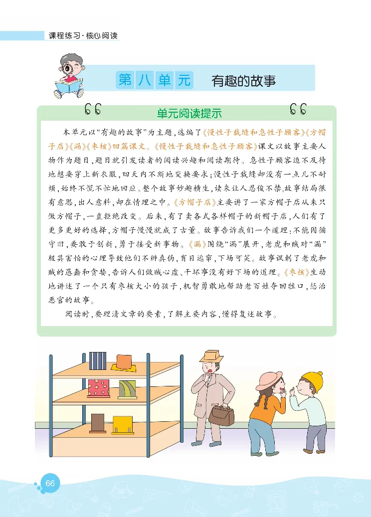 《核心阅读》语文3年级下册（RJ）_三年级上下册资料_小学三年级学习资料-25年更新版_3-02、小学三年级语文下册_3-2-2、练习题、作业、试题、试卷_电子册类