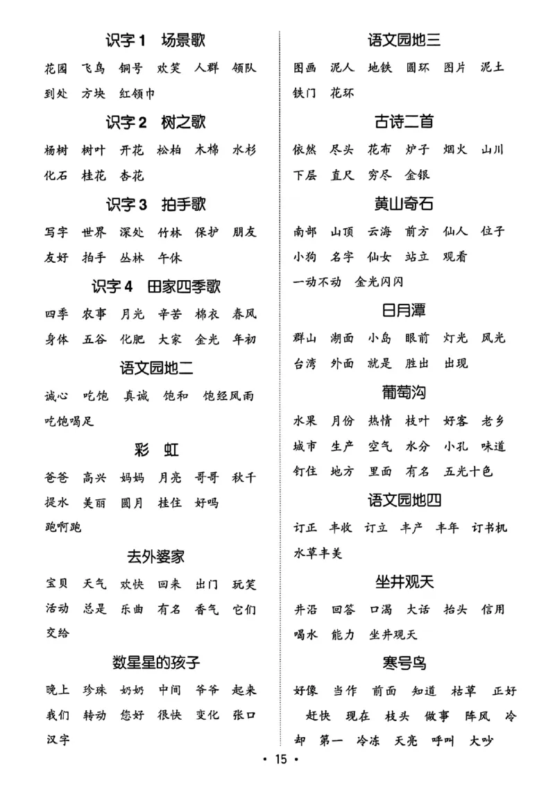 25秋《默写小达人》2年级上册语文答案_25秋小学语数英习题试卷_语文_语文《阳光同学默写小达人》25秋_25秋《阳光同学默写小达人》语文2上