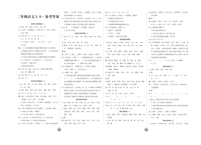 《核心期末》冲刺100分-语文2年级上册（RJ）_二年级上下册资料_小学二年级学习资料-25年更新版_2-01、小学二年级语文上册_2-1-2、练习题、作业、试题、试卷_电子册类