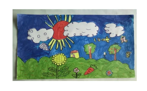 一年级图画板报_一年级语文上册（统编版）_全套教学资源_课件教案2_语文1年级上册辅教资料_资源包_备课辅助_手抄报+黑板报+海报展板_黑板报_小学黑板报