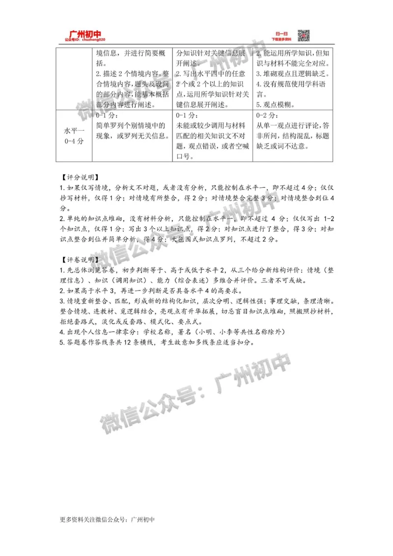 增城区2023-2024学年九上期末道德与法治卷参考答案_广州九上月考+期中+期末+一模二模+中考真题_2023-2024广州各区九上期末统考真题带答案_增城区