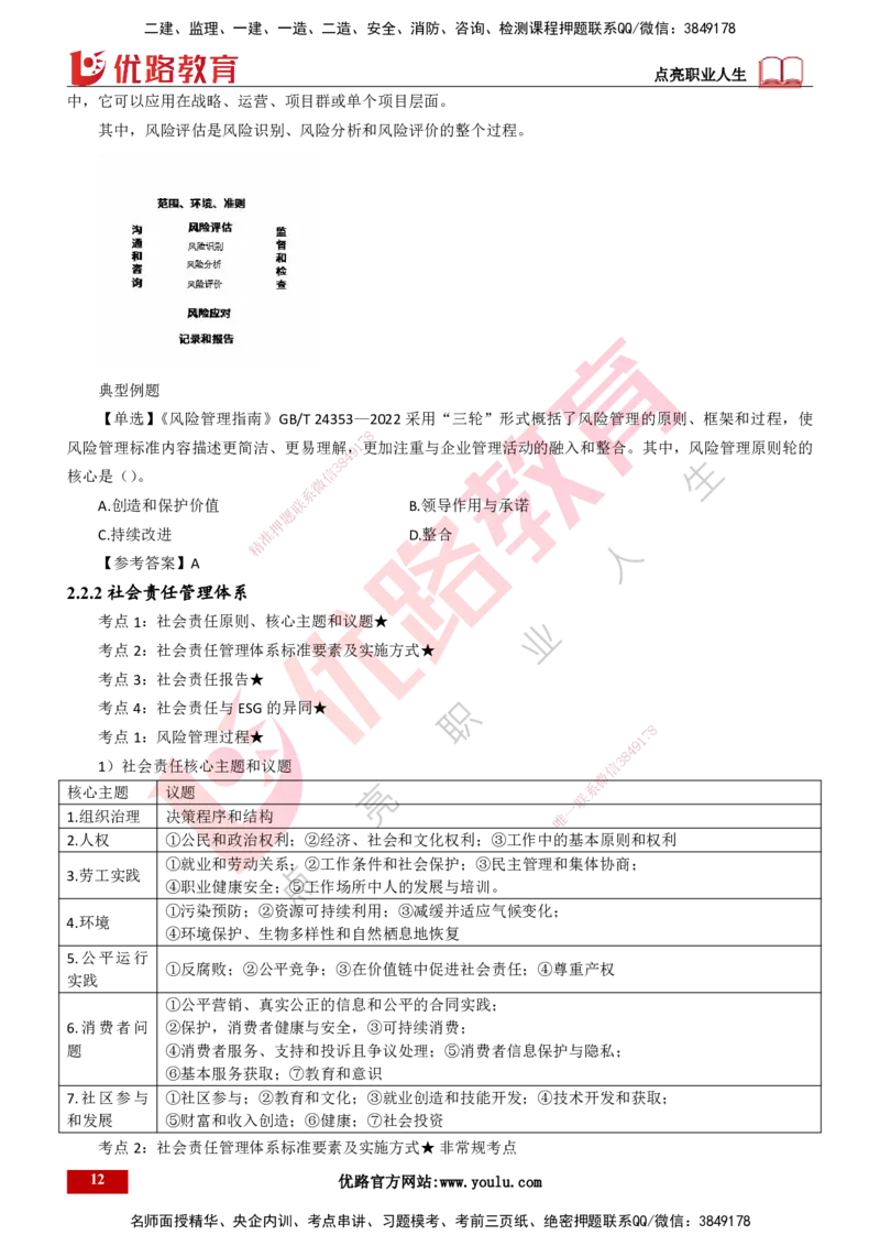 25年一建《项目管理》精讲总讲义打印版_2026年一级建造师_2026年一建管理_2025年一建管理SVIP_02-基础精讲✿高端面授✿深度强化_27-管理《教材精讲班》陈伟YL