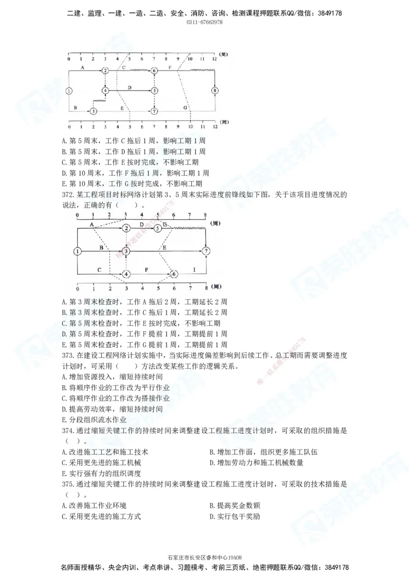2025一建项目管理破题电子版题目第291&mdash;465题_2026年一级建造师_2026年一建管理_2025年一建管理SVIP_03-习题精析✿实战特训✿模考通关_14-管理《破题提升班》大微RS_讲义