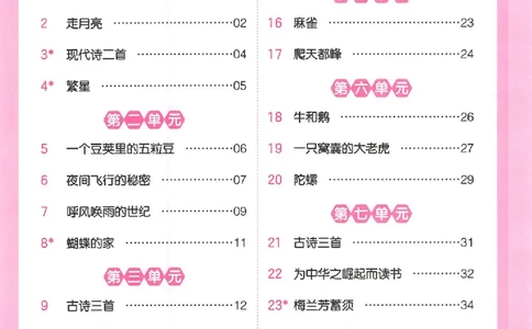 三步预习单四年级_25秋《一本预习笔记》语数外，人教，北师1-6上_25秋《一本预习笔记》语文1-6_四年级预习笔记语文