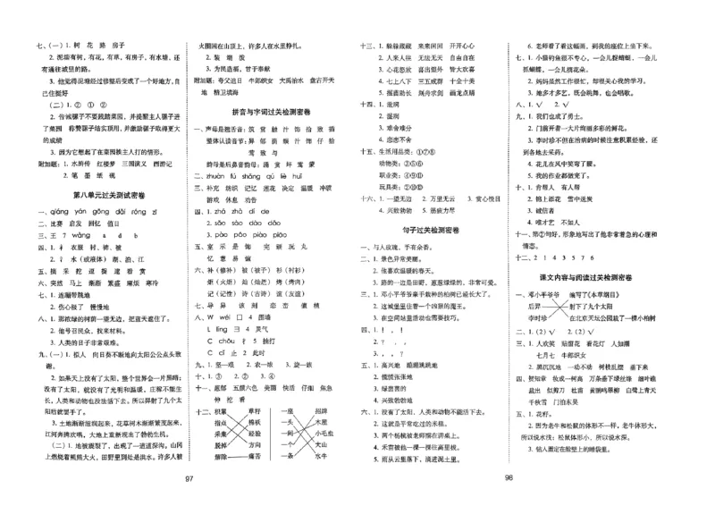 《期末冲刺100分》24春语文2年级下册（RJ）_二年级上下册资料_小学二年级学习资料-25年更新版_2-02、小学二年级语文下册_2-2-2、练习题、作业、试题、试卷_电子册类