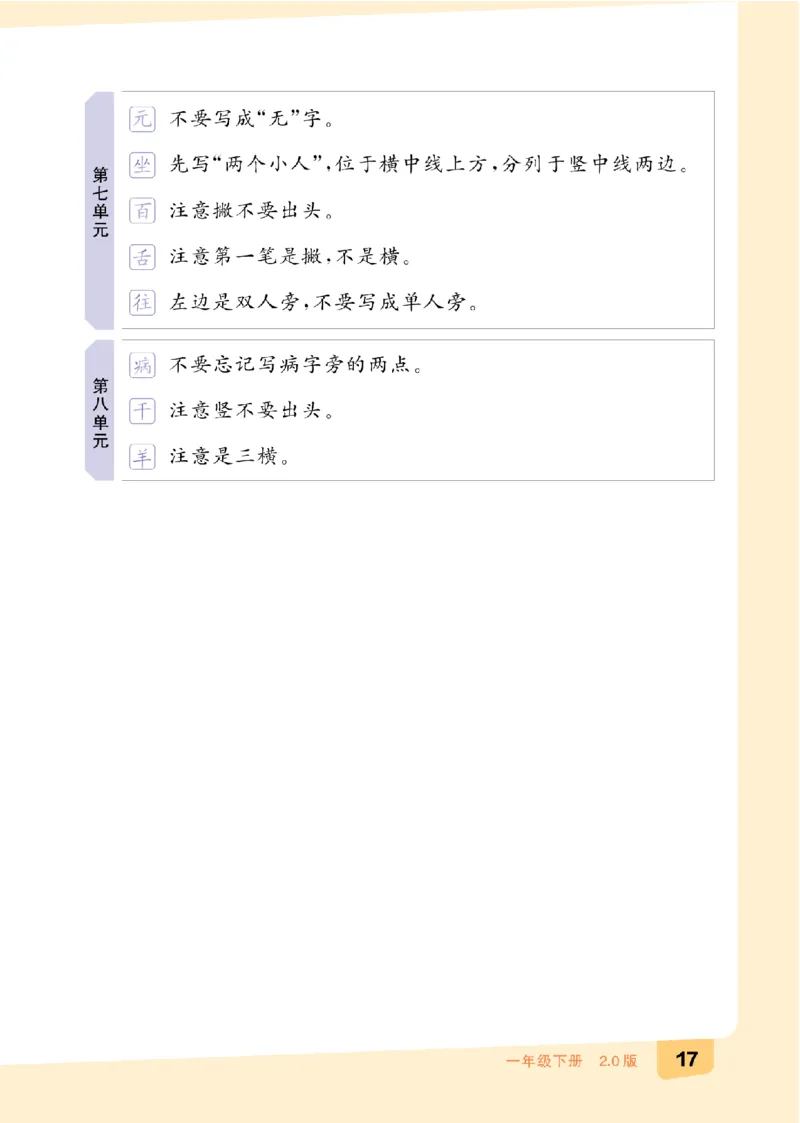 一（下）语文：全品知识梳理（期末复习版）24春版_一年级上下册资料_小学一年级学习资料-25年更新版_1-02、小学一年级语文下册_3-6-2-1、复习、知识点、归纳汇总_部编（人教）版