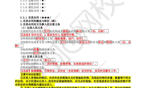 28.第25讲-53买卖合同_2026年一建法规_2025年一建法规SVIP_02-基础精讲✿高端面授✿深度强化_21-法规《考点精讲班》王丽雪、安国庆HQ_王丽雪