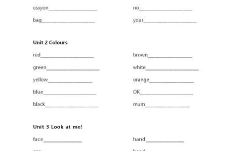 人教PEP三上单词默写表_三年级上下册资料_三年级上语数英上下册学习资料_3-8-5、小学三年级英语上册_人教PEP版_6、专项练习