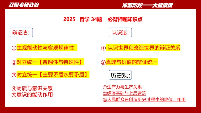 大题模板34马原_2026考公资料_（49）政治理论合集_政治理论合集_2025考研政治_14.双姐_07.大题模板训练_讲义