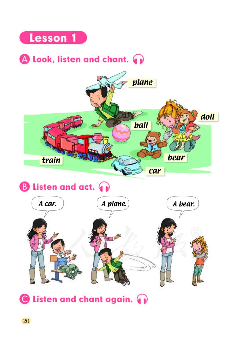 人教版（一年级起点）一年级下册英语PDF电子课本_一年级上下册资料_小学一年级学习资料-25年更新版_1-06、小学一年级英语下册_1-6-3、电子教材、课本