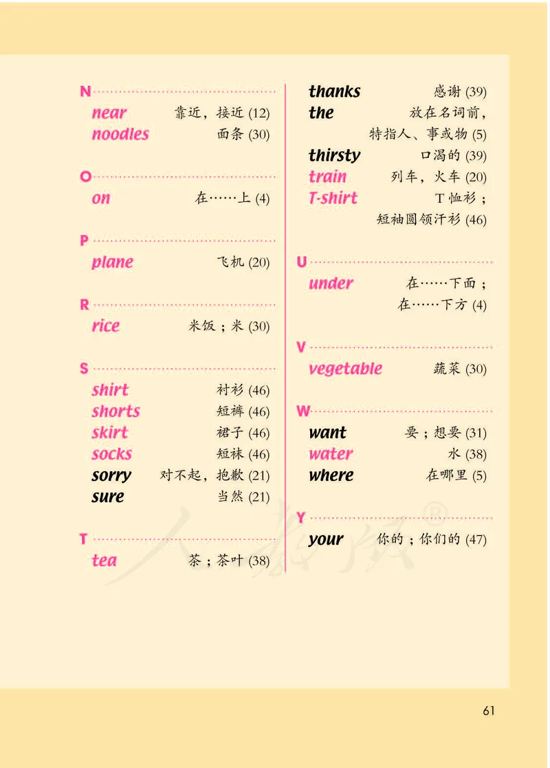 人教版（一年级起点）一年级下册英语PDF电子课本_一年级上下册资料_小学一年级学习资料-25年更新版_1-06、小学一年级英语下册_1-6-3、电子教材、课本