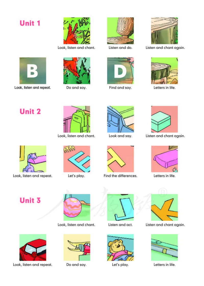 人教版（一年级起点）一年级下册英语PDF电子课本_一年级上下册资料_小学一年级学习资料-25年更新版_1-06、小学一年级英语下册_1-6-3、电子教材、课本