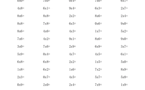人教版二年级数学上册专项练习：口算题（12页）_二年级上下册资料_二年级语数英上下册学习资料_3-7-3、小学二年级数学上册_人教版_6、专项练习