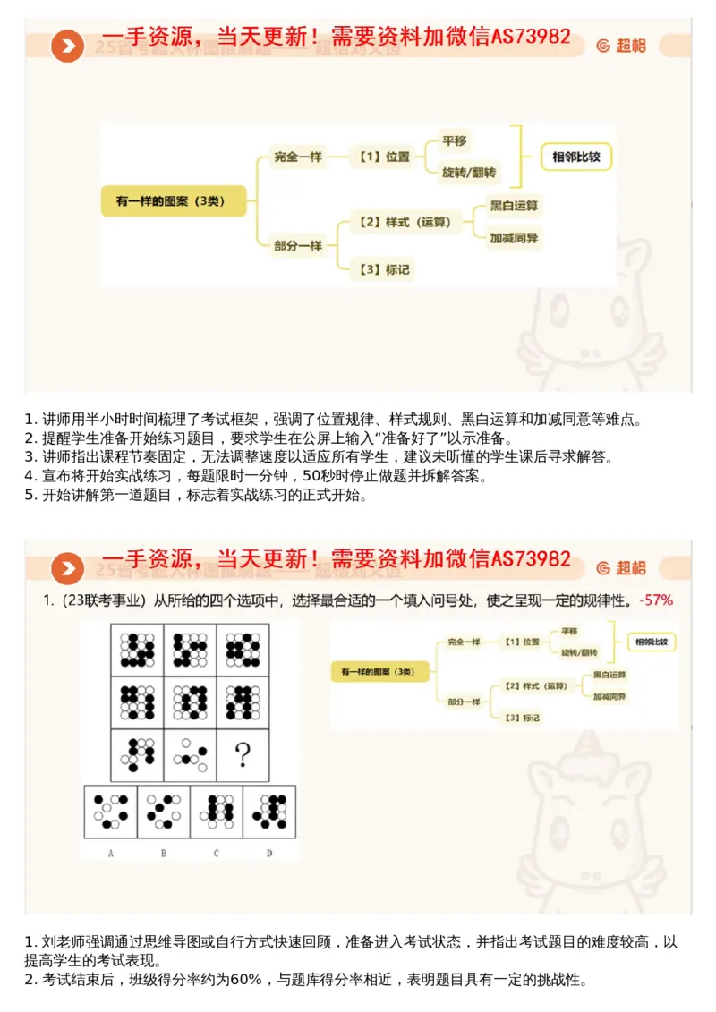 01.图推专项刷题1_文字解析版_2026考公资料_（05）超格_行测申论2025超格合集(行测&申论&政治理论)_行测申论2025省考超格超大杯刷题课（五合一）_超格五合一文字解析版_图推