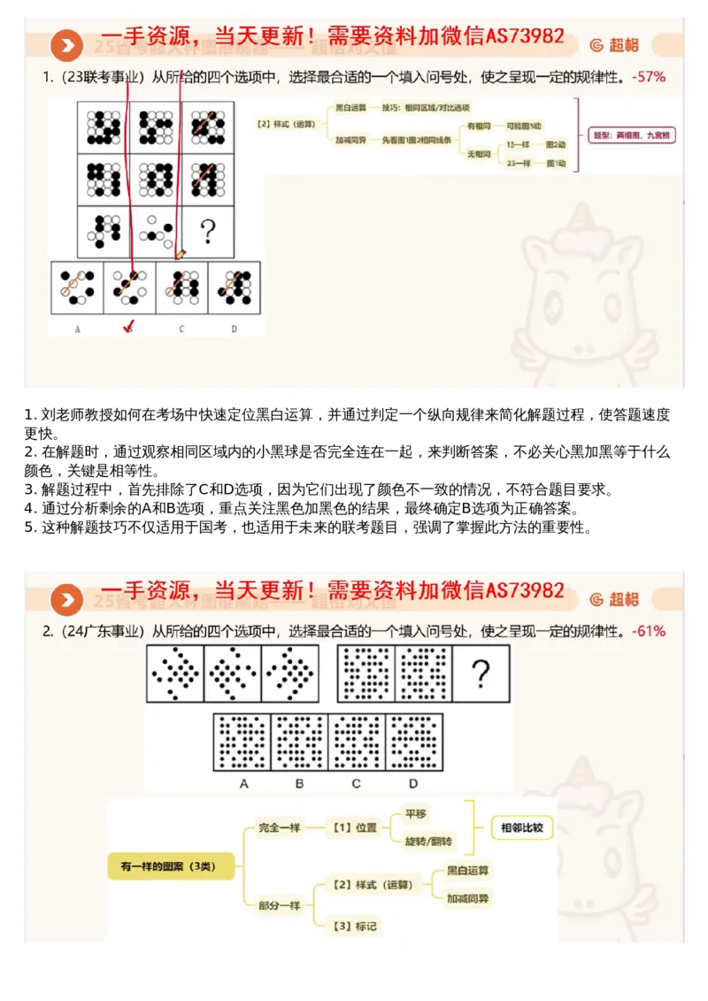 01.图推专项刷题1_文字解析版_2026考公资料_（05）超格_行测申论2025超格合集(行测&申论&政治理论)_行测申论2025省考超格超大杯刷题课（五合一）_超格五合一文字解析版_图推
