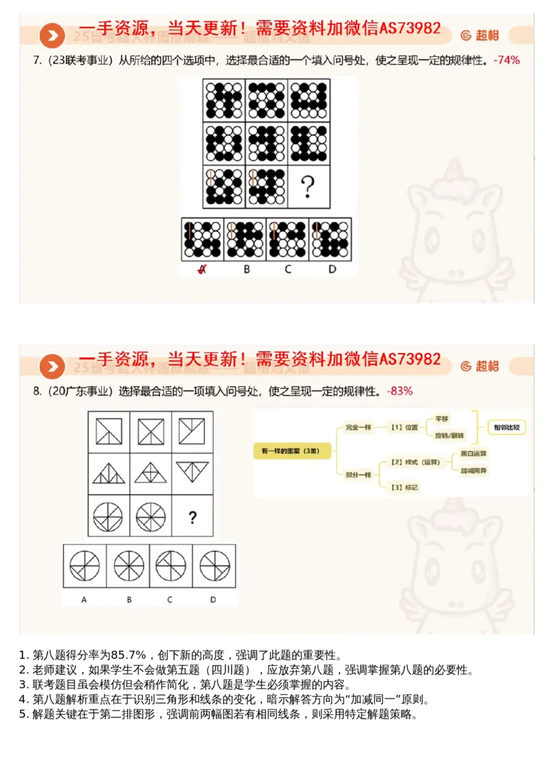 01.图推专项刷题1_文字解析版_2026考公资料_（05）超格_行测申论2025超格合集(行测&申论&政治理论)_行测申论2025省考超格超大杯刷题课（五合一）_超格五合一文字解析版_图推
