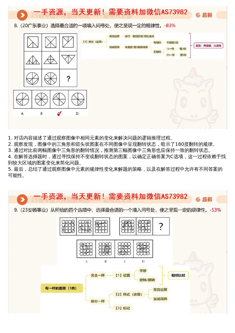 01.图推专项刷题1_文字解析版_2026考公资料_（05）超格_行测申论2025超格合集(行测&申论&政治理论)_行测申论2025省考超格超大杯刷题课（五合一）_超格五合一文字解析版_图推