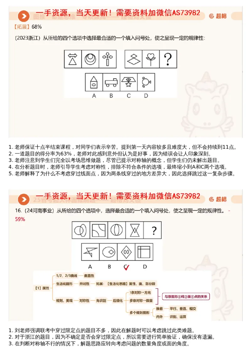 01.图推专项刷题1_文字解析版_2026考公资料_（05）超格_行测申论2025超格合集(行测&申论&政治理论)_行测申论2025省考超格超大杯刷题课（五合一）_超格五合一文字解析版_图推