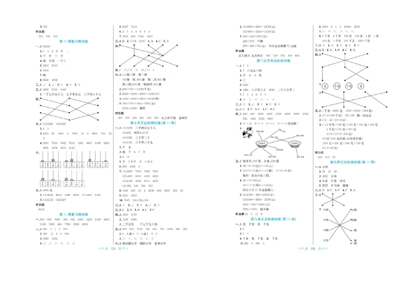 《黄冈学霸A+》数学2年级下册（RJ）_二年级上下册资料_小学二年级学习资料-25年更新版_2-04、小学二年级数学下册_2-4-2、练习题、作业、试题、试卷_人教版_电子册类