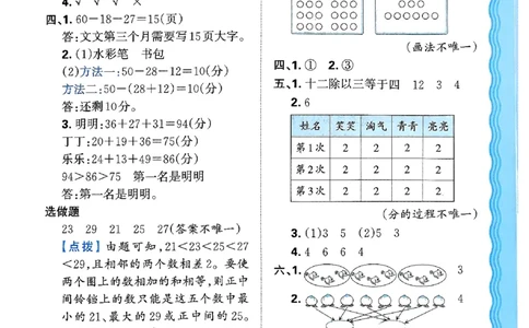 二年级数学上册冀教版25秋《王朝霞考点梳理时习卷》答案_25秋小学语数英习题试卷_数学_冀教版_1-6年级数学上册冀教版25秋《王朝霞考点梳理时习卷》