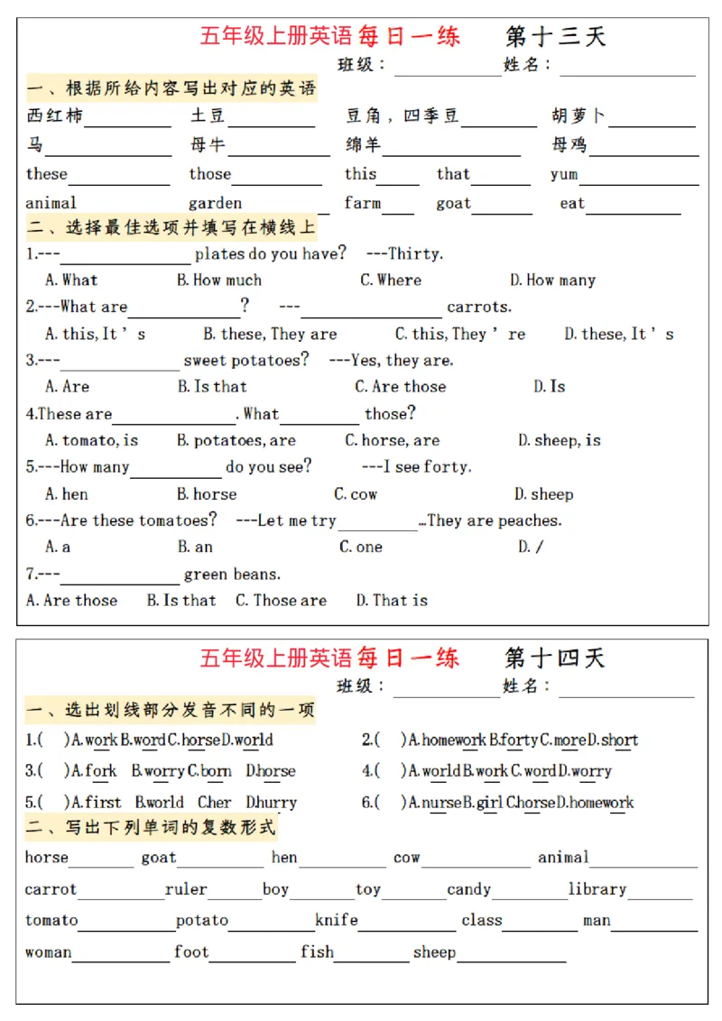 五年级上册英语每日一练小纸条_一到六小学晨读晚默晨诵晚读_五年级上册各类资料(小纸条知识点默写单)