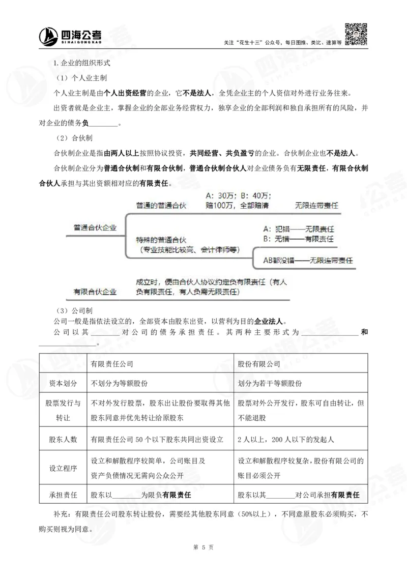 四海常识判断背诵手册汇总-更新至37节_2026考公资料_（01）花生十三_01系统班（2026版）花生十三旗舰班（行测+申论）_常识判断_背诵手册