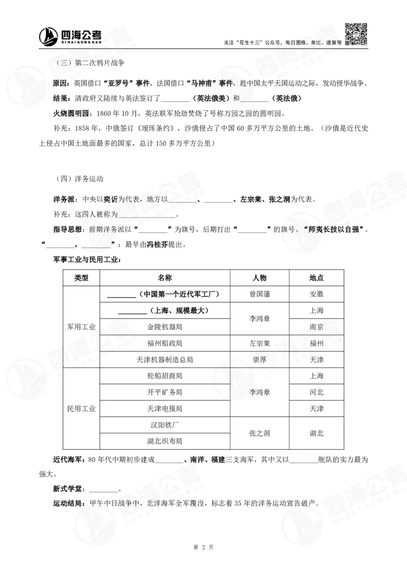 四海常识判断背诵手册汇总-更新至37节_2026考公资料_（01）花生十三_01系统班（2026版）花生十三旗舰班（行测+申论）_常识判断_背诵手册