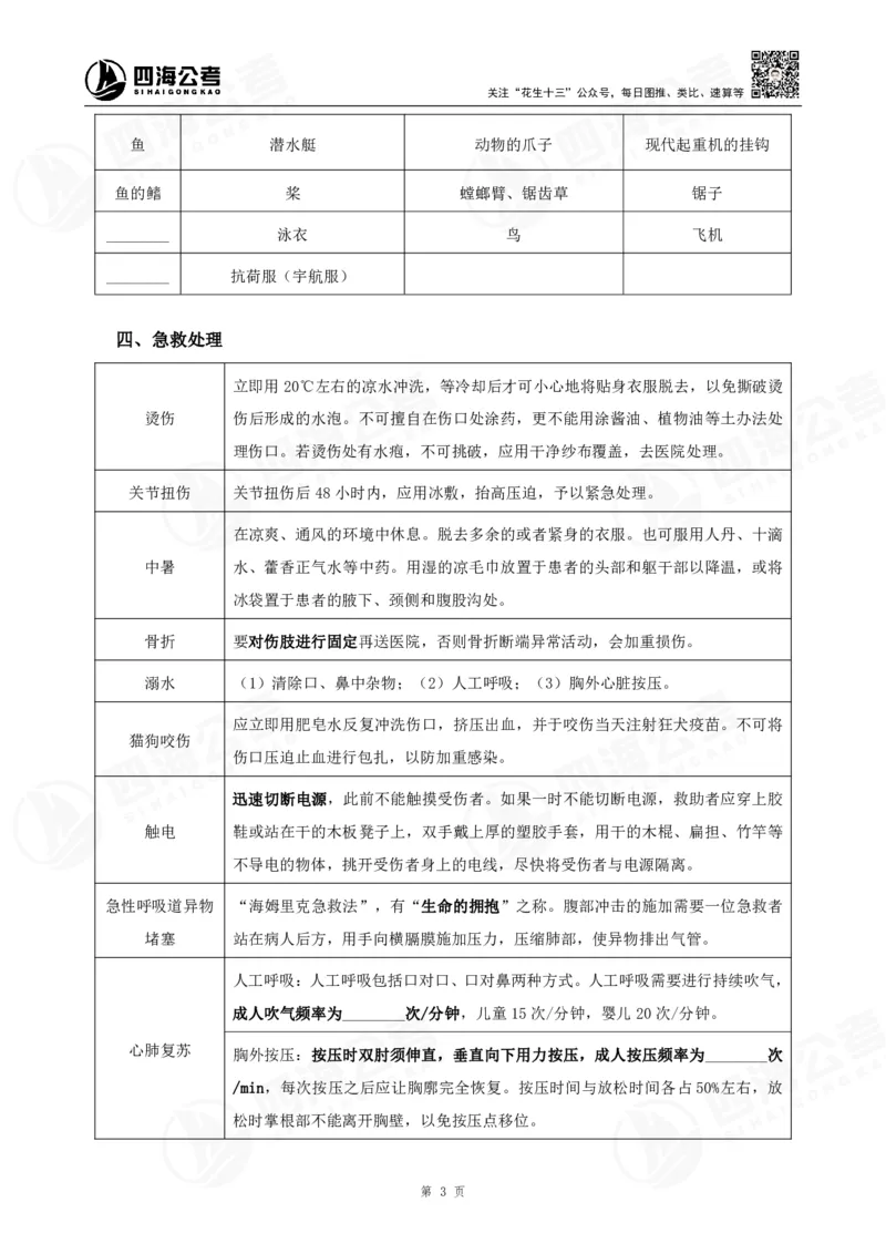四海常识判断背诵手册汇总-更新至37节_2026考公资料_（01）花生十三_01系统班（2026版）花生十三旗舰班（行测+申论）_常识判断_背诵手册