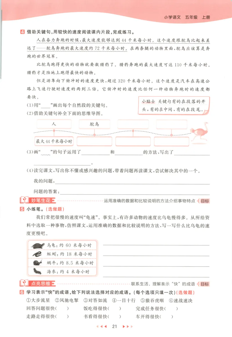 五年级语文上册人教版25秋《53天天练》_25秋小学语数英习题试卷_语文_1-6年级语文上册人教版25秋《53天天练》_五年级语文上册人教版25秋《53天天练》