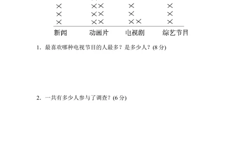 周测培优卷11数据的整理和表示的方法能力检测卷_三年级上下册资料_三年级上语数英上下册学习资料_3-8-4、小学三年级数学下册_北师大版_7、周测培优卷