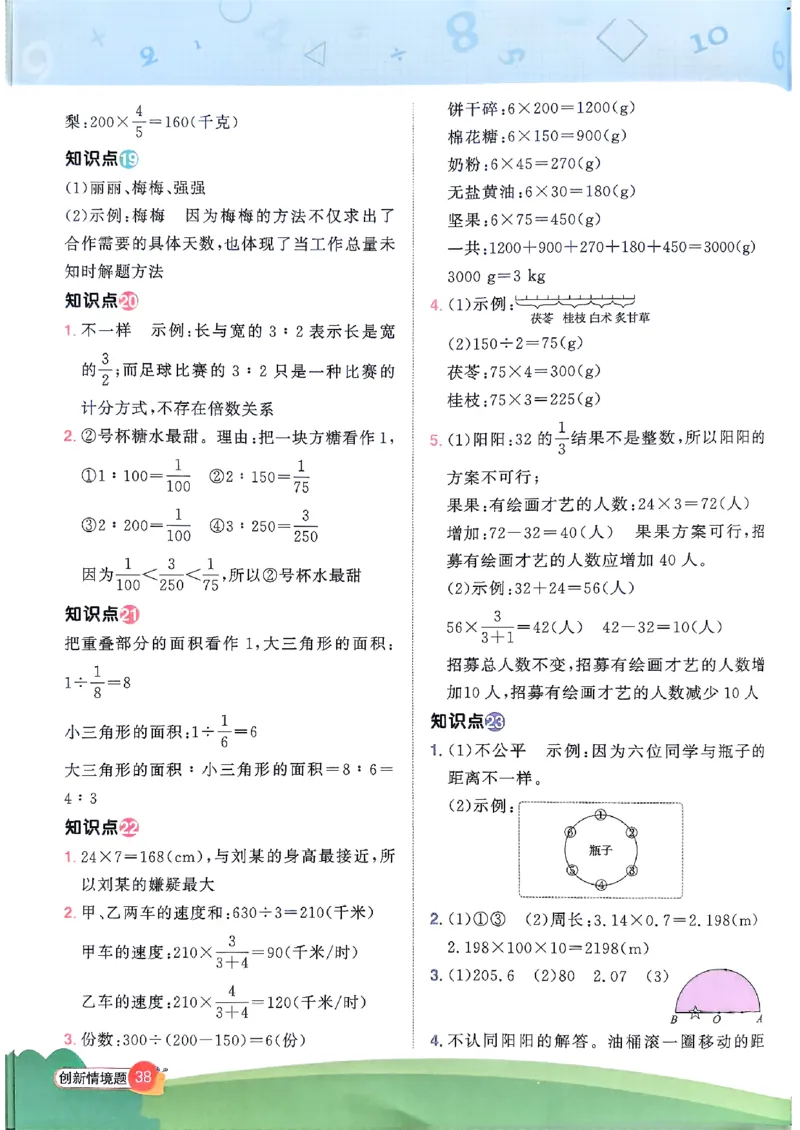 六上创新情境题数学人教_25秋小学语数英习题试卷_数学_人教版_数学《阳光同学计算小达人》人教25秋_25秋《阳光同学计算小达人》人教版6上