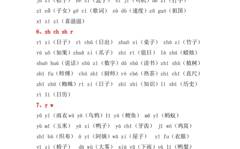 一年级音节拼读组词全汇总+练习_一年级上下册资料_小学一年级学习资料-25年更新版_1-01、小学一年级语文上册_08、专项练习_拼音生字