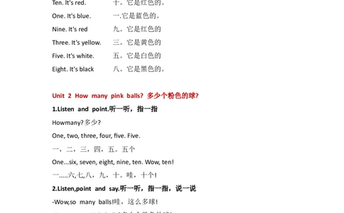 外研社版小学英语(一年级起点)一年级上册Module8知识点精析_一年级上下册资料_小学一年级学习资料-25年更新版_1-05、小学一年级英语上册_外研版一起点_知识点