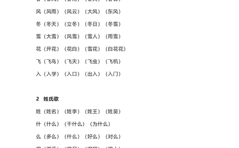 全册知识要点汇总_一年级上下册资料_一年级上语数英上下册学习资料_3-6-2、小学一年级语文下册_统编、部编、人教（语文全国统一只有一个版）_1、知识点总结_期末总复习