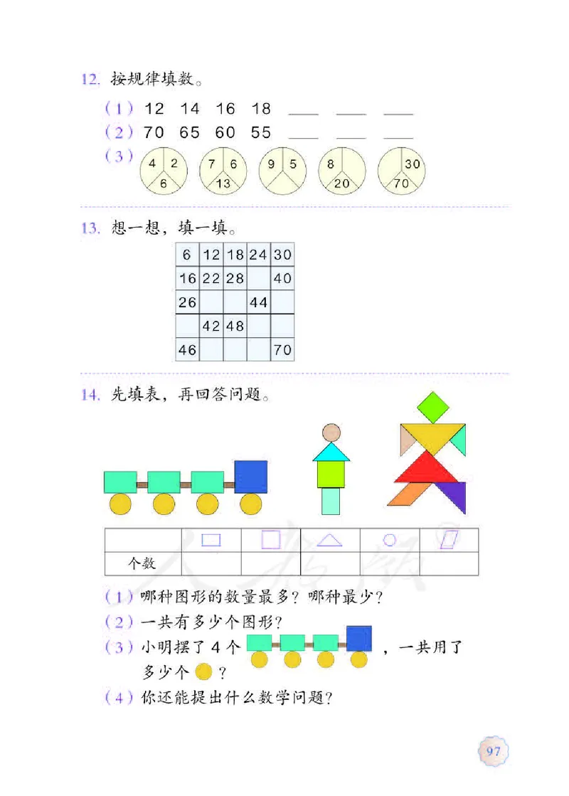 数学-人教版一年级下册电子课本_一年级上下册资料_小学一年级学习资料-25年更新版_1-04、小学一年级数学下册_1-4-3、课件、讲义、教案、教材讲解