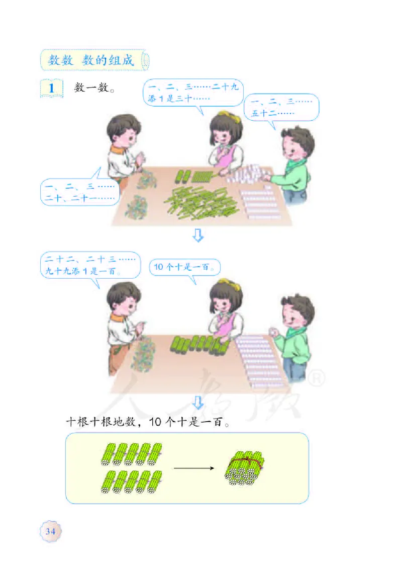 数学-人教版一年级下册电子课本_一年级上下册资料_小学一年级学习资料-25年更新版_1-04、小学一年级数学下册_1-4-3、课件、讲义、教案、教材讲解