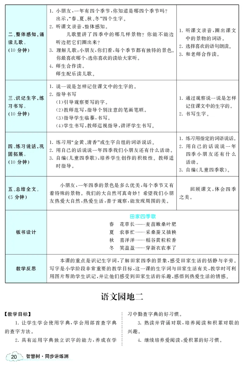 智慧树语文2年级上（RJ）_二年级上下册资料_小学二年级学习资料-25年更新版_2-01、小学二年级语文上册_2-1-3、课件、讲义、教案