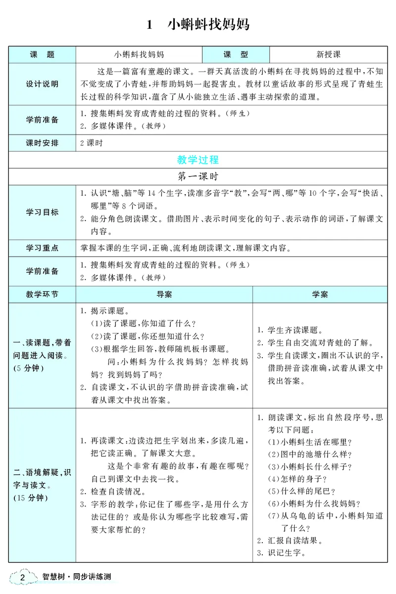 智慧树语文2年级上（RJ）_二年级上下册资料_小学二年级学习资料-25年更新版_2-01、小学二年级语文上册_2-1-3、课件、讲义、教案