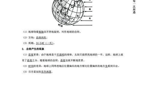 地理专项考点56：地球自转_2026考公资料_（28）上岸村合集（司马、章晓铭、王永恒、天晓、忠政、丁旭等）_2025合集_92024上岸村广东省考科学推理套卷班_课件