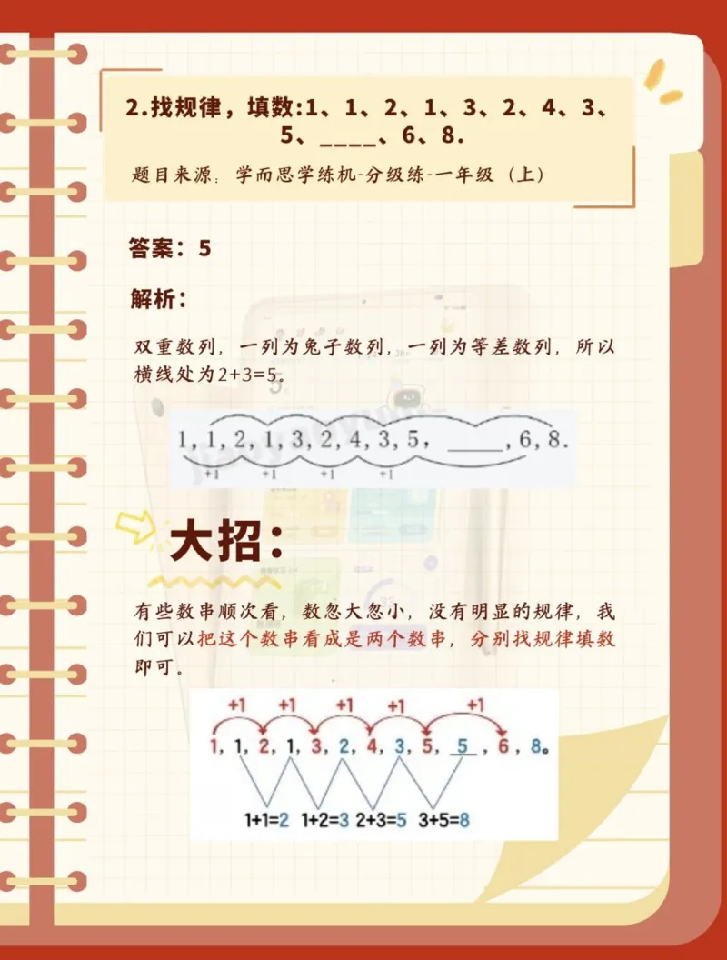 一下数学8道母题(1)_一年级上下册资料_一年级下册小红书同款资料_一下数学