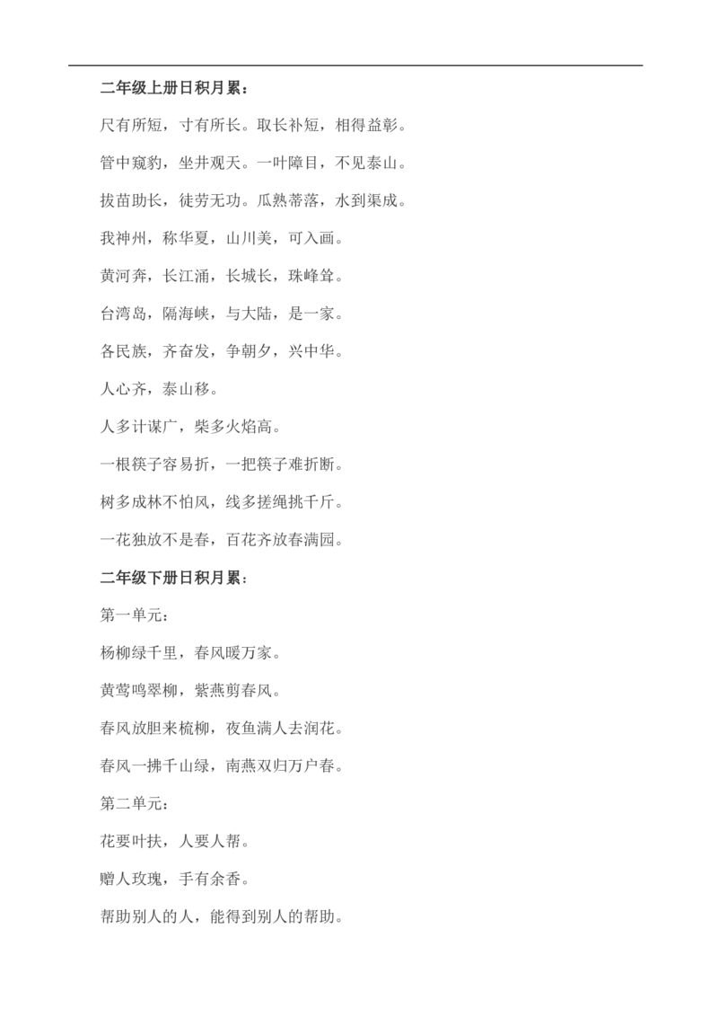 小学语文复习日积月累及古诗28页_三年级上下册资料_小学三年级学习资料-25年更新版_3-01、小学三年级语文上册_3-1-5、字贴、书写、晨读_每日晨读
