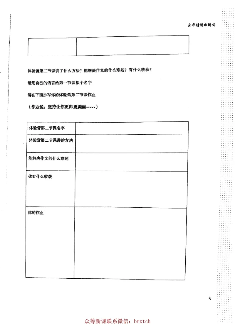 曾曦讲义上册_小学生作文专项名师课合集16套小学~视频+PDF_026.曾曦.小学语文作文独创方法_讲义