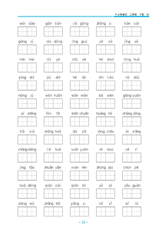 归类复习部编版语文二下册单元归类复习_二年级上下册资料_小学二年级学习资料-25年更新版_2-02、小学二年级语文下册_2-2-2、练习题、作业、试题、试卷_预习资料
