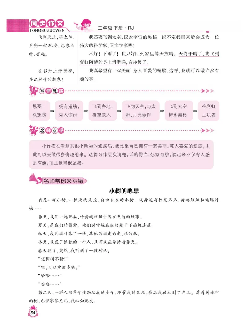 小学语文三年级下册同步作文与阅读理解_三年级上下册资料_小学三年级学习资料-25年更新版_3-02、小学三年级语文下册_3-2-1、学习资料、复习、知识点、归纳汇总_作文专项