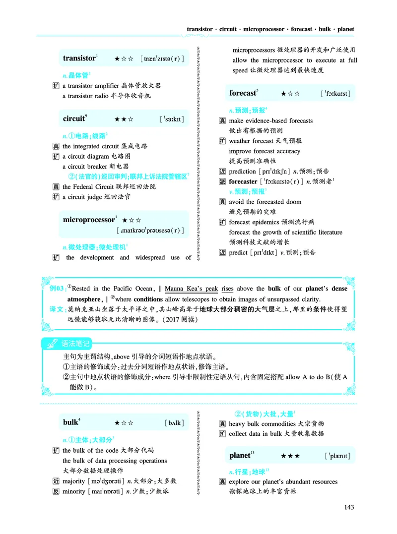 第二部分科学技术（第二板块核心词）_考研英语真题_考研英语（一）历年真题_单词资料_英语一黄皮书词汇电子版（语境例句版）