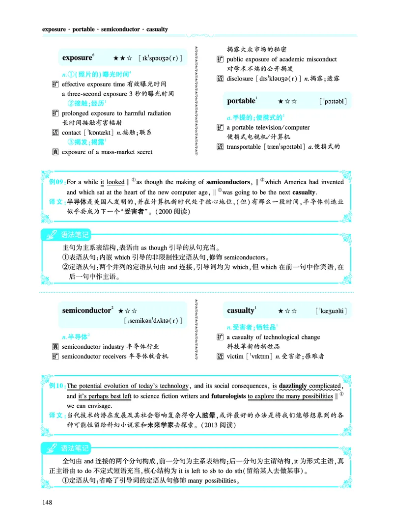 第二部分科学技术（第二板块核心词）_考研英语真题_考研英语（一）历年真题_单词资料_英语一黄皮书词汇电子版（语境例句版）